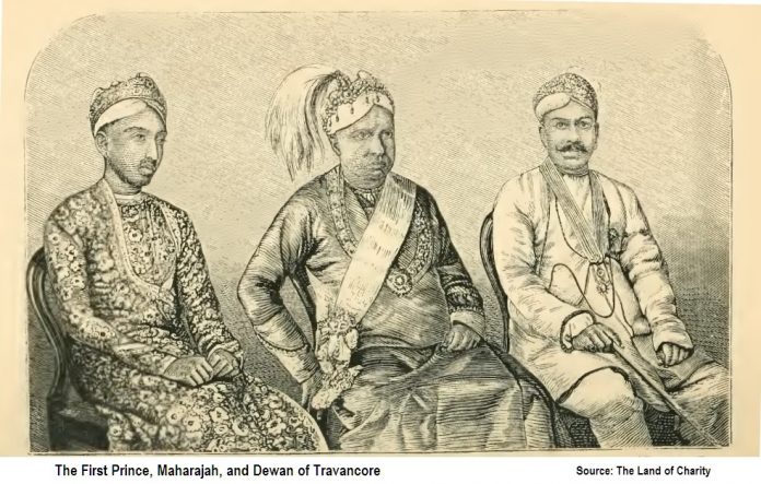Maharaja of Travancore from The Land of Charity