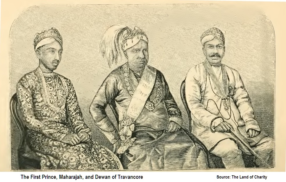 events in travancore Maharaja of Travancore from The Land of Charity