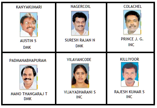 Nagercoil Constituency Winners Kanyakumari District Assembly Election 2016