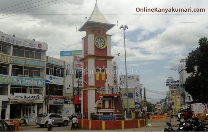 Nagercoil-Clock-Tower-Front-main Nagercoil Clock Tower | Nagercoil Mani Medai | Manimedai | Tower Junction