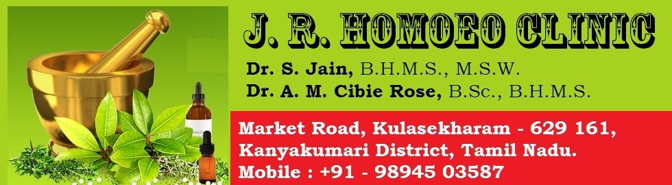 J R Homeo Clinic J R HOMOEO CLINIC