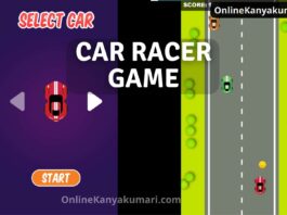 Car Racer Game for Kids