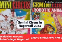 Circus in Nagercoil 2023 | Gemini Circus in Nagercoil